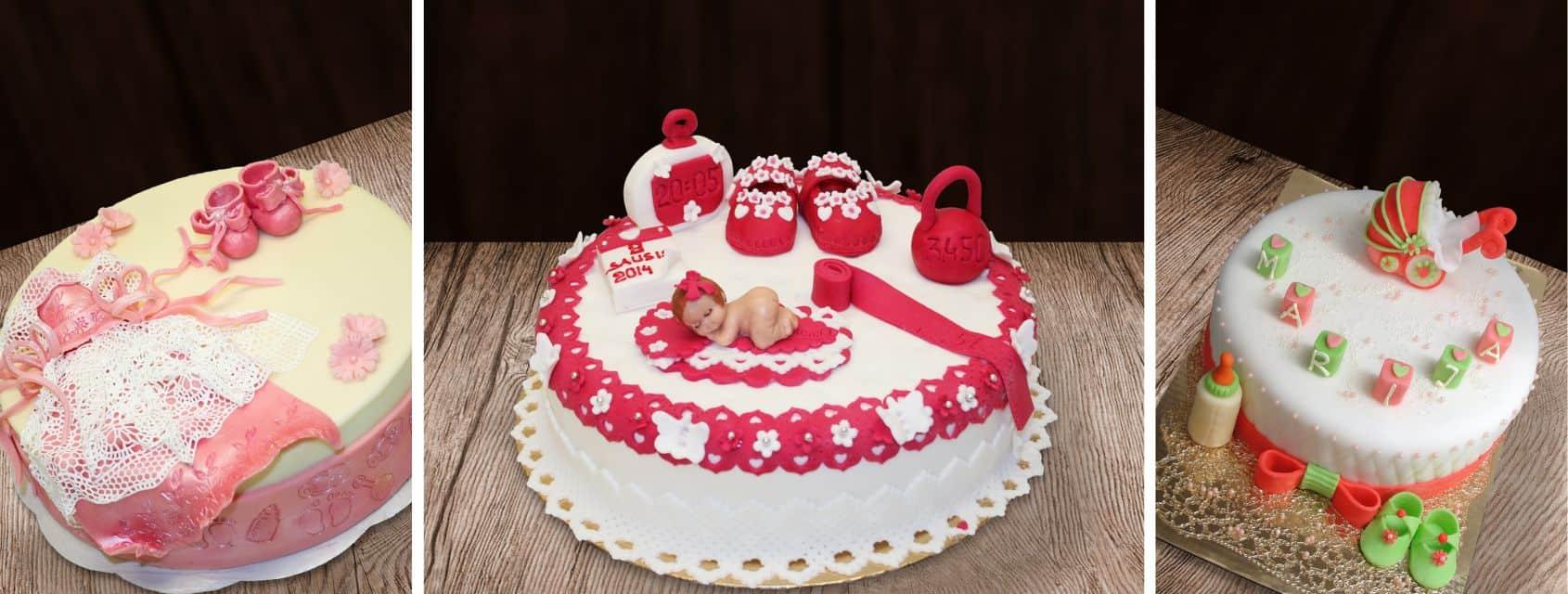 Krikštynų tortas mergaitei