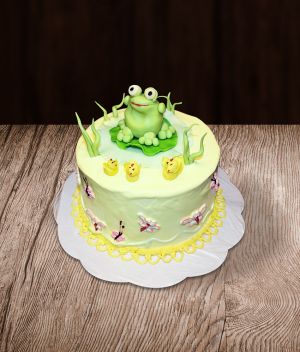 Vaikiškas tortas varlė