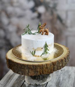 Kalėdinis tortas su elniuku, Naujametinis tortas su elniuku