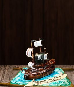 Tortas piratų laivas