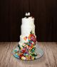 Vestuvinis tortas keturių aukštų